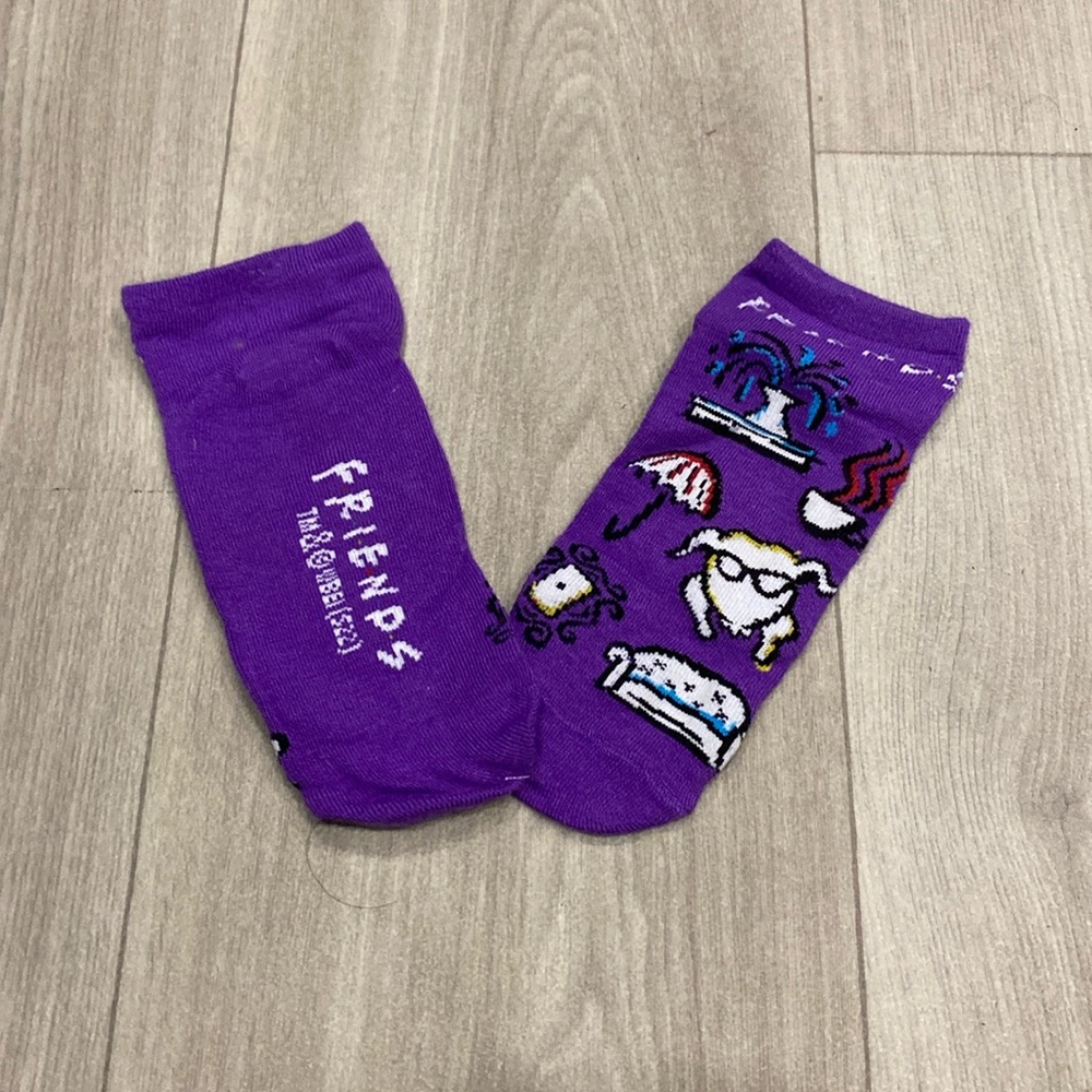 Cute Purple F.R.I.E.N.D.S. Socks